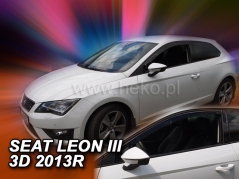 Deflektory na Seat Leon III, 3-dveřová, r.v.: 2013-2020 (28255)