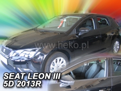 Deflektory na Seat Leon III, 5-dveřová, r.v.: 2013-2020 (28238)