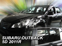 Deflektory na Subaru Outback, 5-dveřová (+zadní), r.v.: 2009 - 2014 (28511)