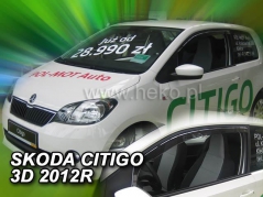 Deflektory na Škoda Citigo, 3-dveřová, r.v.: 2012 - (31191)