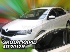 Deflektory na Škoda Rapid, 5-dveřová, r.v.: 2012 - (28336)