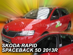 Deflektory na Škoda Rapid Spaceback, 5-dveřová (+zadní), r.v.: 2012 - (28341)