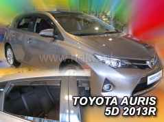 Deflektory na Toyota Auris II, 5-dveřová (+zadní), r.v.: 2012 - (29629)