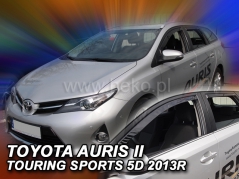 Deflektory na Toyota Auris II touring, 5-dveřová (+zadní), r.v.: 2013 - (29637)