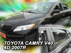 Deflektory na Toyota Camry XV40, 4-dveřová (+zadní), r.v.: 2006 - 2011 (29604)