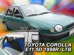 Deflektory na Toyota Corolla E11, 5-dveřová (+zadní), r.v.: 1997 - 2001 (29614)