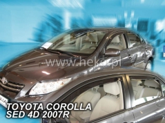 Deflektory na Toyota Corolla E14/15 sedan, 4-dveřová, r.v.: 2007 - 2013 (29387)