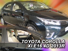 Deflektory na Toyota Corolla E16 sedan, 4-dveřová, r.v.: 2013 - 2018 (29635)