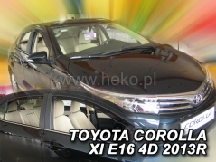 Deflektory na Toyota Corolla E16 sedan, 4-dveřová (+zadní), r.v.: 2013 - 2018 (29636)