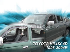 Deflektory na Toyota Hilux MK5, 4-dveřová (+zadní), r.v.: 1998 - 2005 (29392)