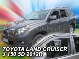 Deflektory na Toyota Land Cruiser J150 , 5-dveřová, r.v.: 2009 - (29633)