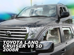 Deflektory na Toyota Land Cruiser J200 V8, 5-dveřová, r.v.: 2008 - (29601)