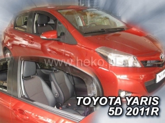 Deflektory na Toyota Yaris, 5-dveřová, r.v.: 2011-2020 (29621)