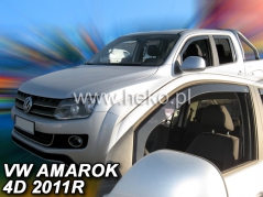 Deflektory na Volkswagen Amarok, 4-dveřová, r.v.: 2011 - (31187)