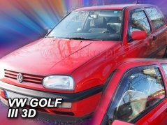Deflektory na Volkswagen Golf III, 3-dveřová, r.v.: 1991 - 1997 (31106)