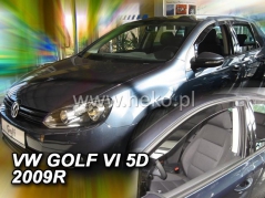 Deflektory na Volkswagen Golf VI hatchback, 5-dveřová, r.v.: 2008 - 2012 (31175)