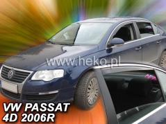 Deflektory na Volkswagen Passat B6, 4-dveřová (+zadní), r.v.: 2005 - 2010 (31154)