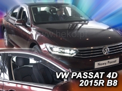 Deflektory na Volkswagen Passat B8, 4-dveřová, r.v.: 2014 - (31001)