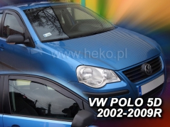 Deflektory na Volkswagen Polo, 5-dveřová, r.v.: 2002 - 2009 (31138)