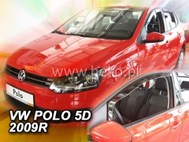 Deflektory na Volkswagen Polo, 5-dveřová, r.v.: 2009 - 2017 (31177)