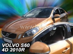 Deflektory na Volvo S60, 4-dveřová, r.v.: 2010 - 2018 (31256)