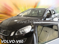 Deflektory na Volvo V60, 5-dveřová (+zadní), r.v.: 2010 - 2018 (31258)