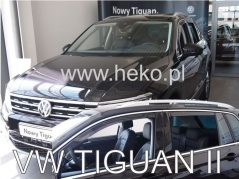 Deflektory na Volkswagen Tiguan, 5-dveřová (+zadní), od r. 2016 (31007)