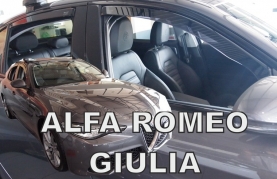 Deflektory na Alfa Romeo Giulia, +zadní, r.v.: 2016 - (10116)