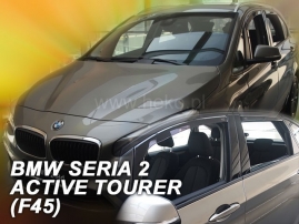 Deflektory na BMW 2 Active Tourer F45, 5-dveřová (+zadní), r.v.: 2014 - (11165)