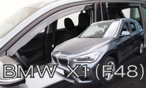 Deflektory na BMW X1 F48, 5-dveřová (+zadní), r.v.: 2015 - (11167)