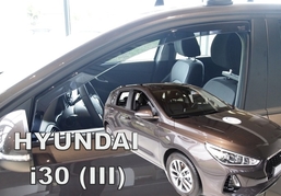 Deflektory na Hyundai i30 III, 5-dveřová, r.v.: 2017 - (17290)