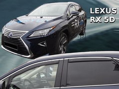 Deflektory na Lexus RX IV, 5-dveřová (+zadní), r.v.: 2016 - (30025)