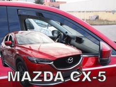 Deflektory na Mazda CX-5, 5-dveřová, r.v.: 2017 - (23169)