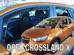 Deflektory na Opel Crossland X (+zadní), r.v.: 2017 - (25395)