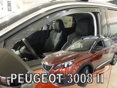 Deflektory na Peugeot 3008, 5-dveřová, r.v.: 2017 - (26156)