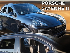 Deflektory na Porsche Cayenne, 5-dveřová (+zadní), r.v.: 2010 - 2017 (26304)