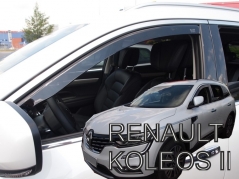 Deflektory na Renault Koleos, 5-dveřová, r.v.: 2016 - (27006)