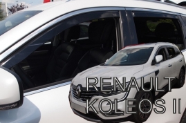 Deflektory na Renault Koleos, 5-dveřová (+zadní), r.v.: 2016 - (27007)