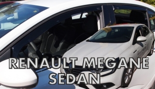 Deflektory na Renault Megane IV Sedan, 5-dveřová (+zadní), r.v.: 2016 - (27196)