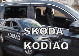 Deflektory na Škoda Kodiaq, 5-dveřová (+zadní), r.v.: 2016 - (28349)