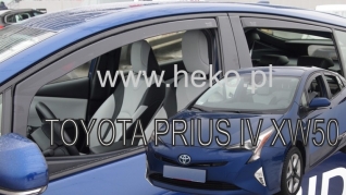 Deflektory na Toyota Prius IV, 5-dveřová (+zadní), r.v.: 2016 - (29647)