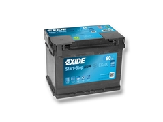 Autobaterie EXIDE Start-Stop AGM 60Ah, 680A, 12V, EK600 (EK600)