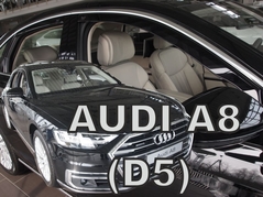 Deflektory na Audi A8, 4-dverová (+zadné), r.v.: 2017- (10262)