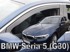 Deflektory na BMW 5 G30, 4-dverová, od 2017 (predné) (11170)