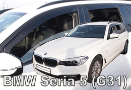 Deflektory na BMW 5 G31 Combi, 4-dverová, r.v.: 2017 - (+zadné) (11172)