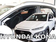 Deflektory na Hyundai Kona, 5-dverová (+zadné), r.v.: 2017 - (17293)