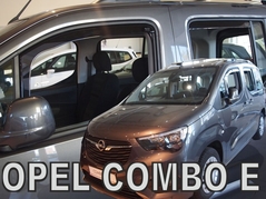 Deflektory na Opel Combo E, 5-dverová (+zadné), r.v.: 2018 - (25404)