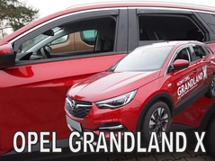 Deflektory na Opel Grandland X, 5-dverová (+zadné), r.v.: 2017 - (25402)