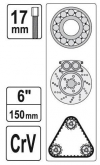 YATO Sťahovák 6″ 150 mm (dvojramenný) (YT-2517)