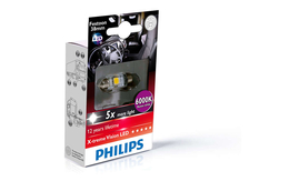 C5W LED Festoon 24V 1W 10,5 x 38mm 6000K X-treme Vision 1st. Philips (PH 249446000KX1)